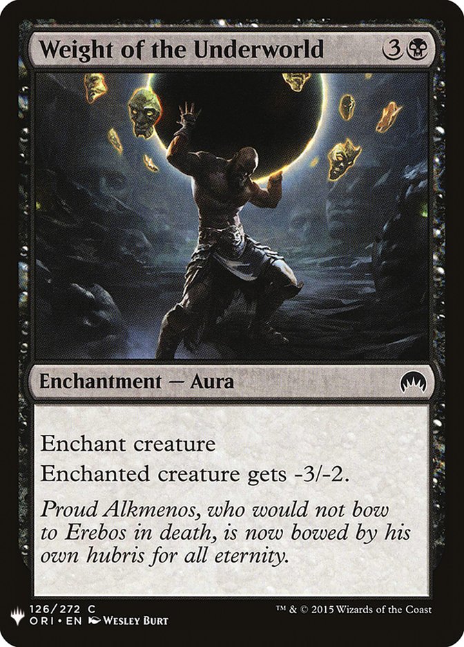 Weight of the Underworld [Mystery Booster] - Magic: The Gathering - Card Brawlers | Quebec | Canada |
