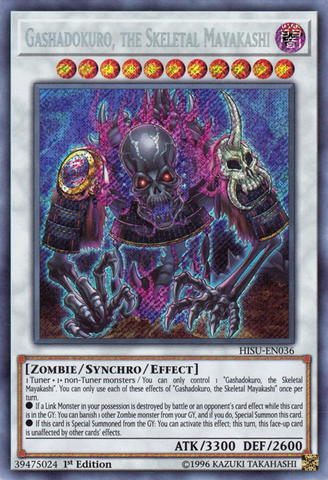 Gashadokuro, the Skeletal Mayakashi [HISU-EN036] Secret Rare - Yu-Gi-Oh! - Card Brawlers | Quebec | Canada |