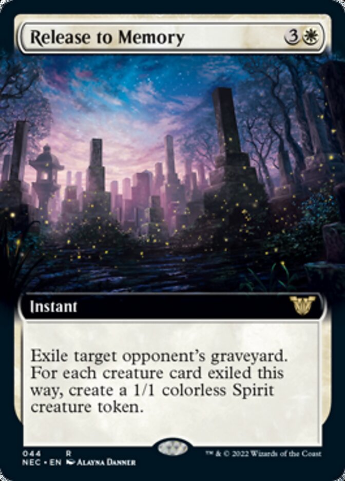 Release to Memory (Extended Art) [Kamigawa: Neon Dynasty Commander] - Magic: The Gathering - Card Brawlers | Quebec | Canada |