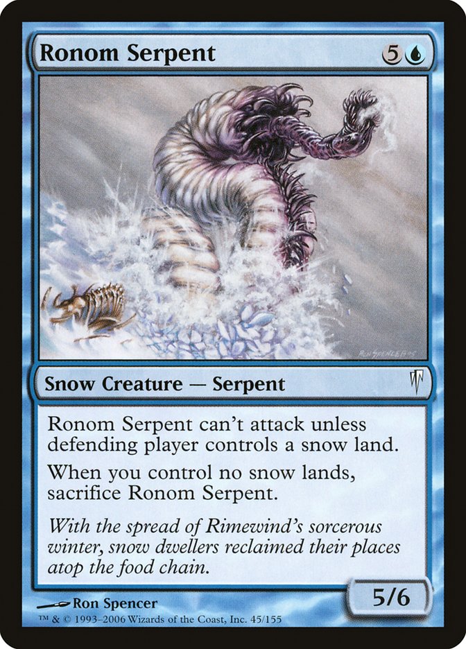 Ronom Serpent [Coldsnap] - Magic: The Gathering - Card Brawlers | Quebec | Canada |