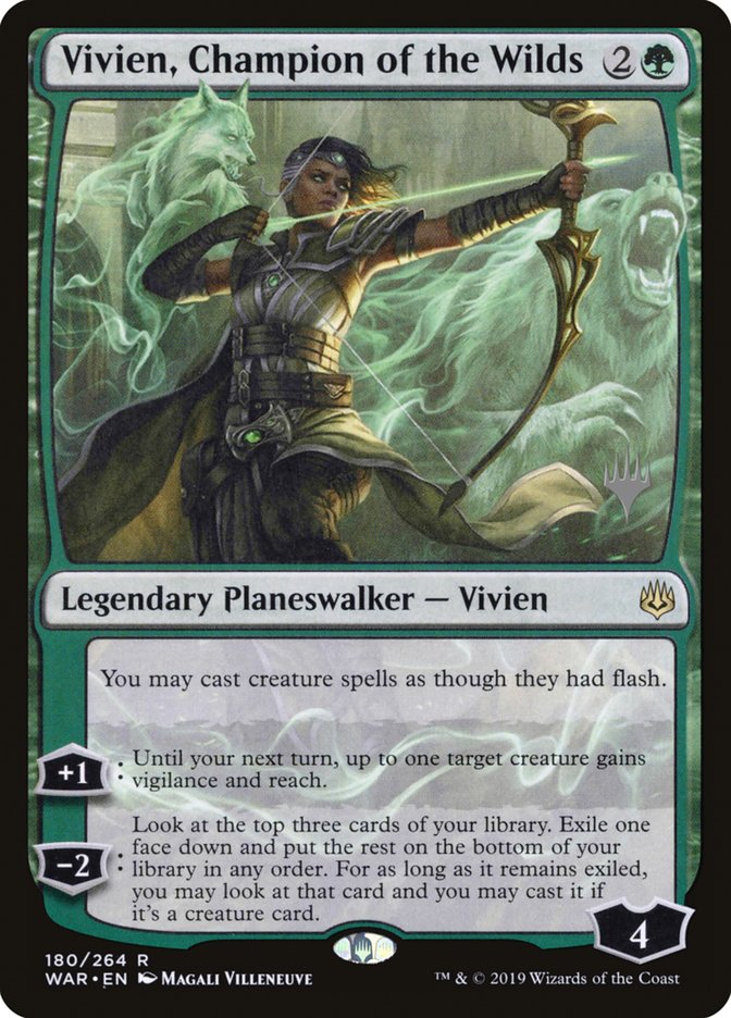 Vivien, Champion of the Wilds (Promo Pack) [War of the Spark Promos] - Magic: The Gathering - Card Brawlers | Quebec | Canada |