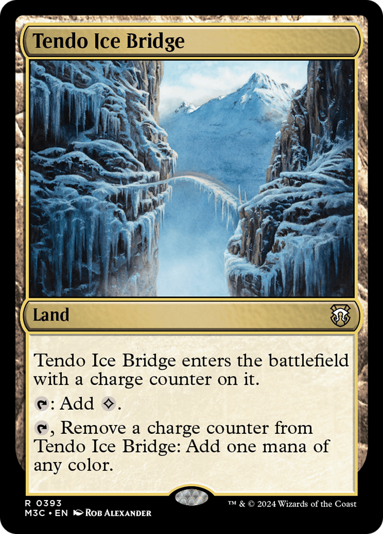 Tendo Ice Bridge (Ripple Foil) [Modern Horizons 3 Commander] - Magic: The Gathering - Card Brawlers | Quebec | Canada |