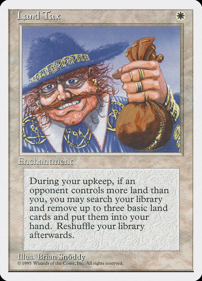 Land Tax [Fourth Edition] - Magic: The Gathering - Card Brawlers | Quebec | Canada |