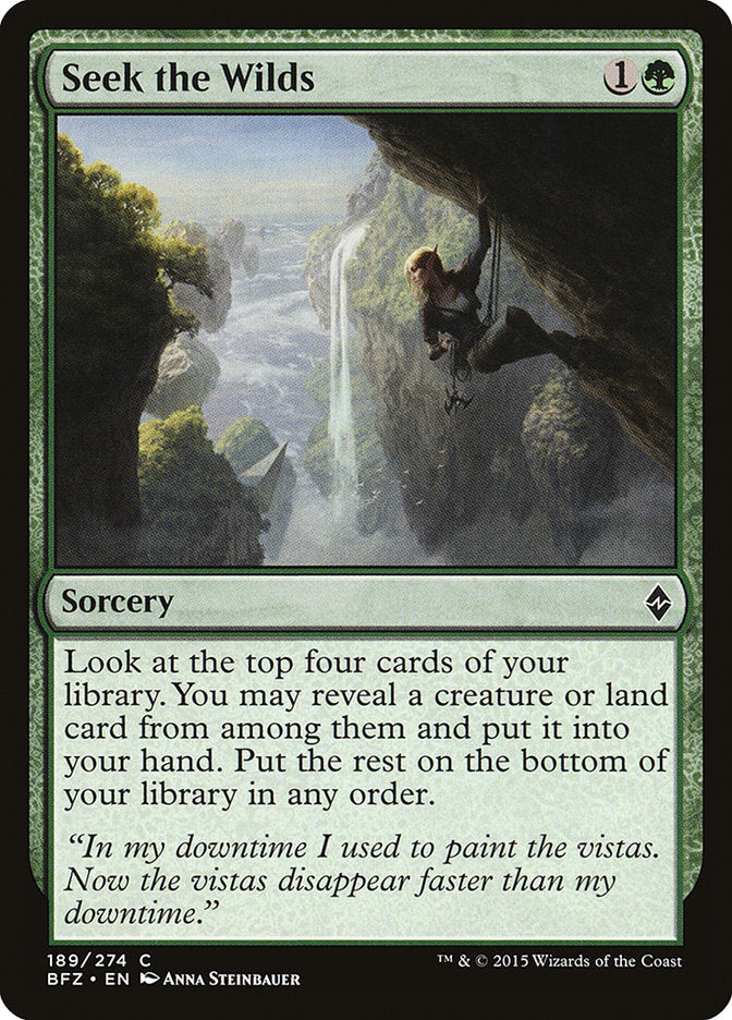 Seek the Wilds [Battle for Zendikar] - Magic: The Gathering - Card Brawlers | Quebec | Canada |
