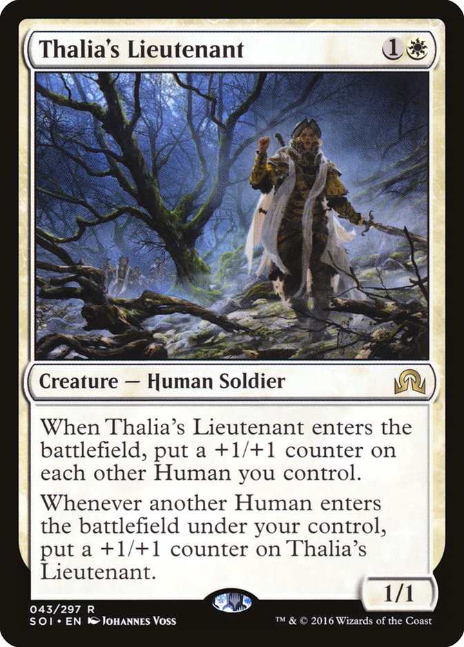 Thalia's Lieutenant [Shadows over Innistrad] - Magic: The Gathering - Card Brawlers | Quebec | Canada |
