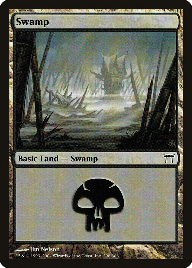 Swamp (298) [Champions of Kamigawa] - Magic: The Gathering - Card Brawlers | Quebec | Canada |