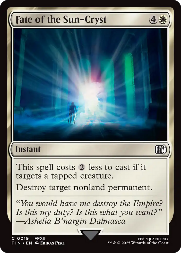 Fate of the Sun-Cryst [FINAL FANTASY] - Magic: The Gathering - Card Brawlers | Quebec | Canada |