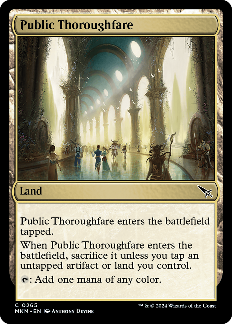 Public Thoroughfare [Murders at Karlov Manor] - Magic: The Gathering - Card Brawlers | Quebec | Canada |