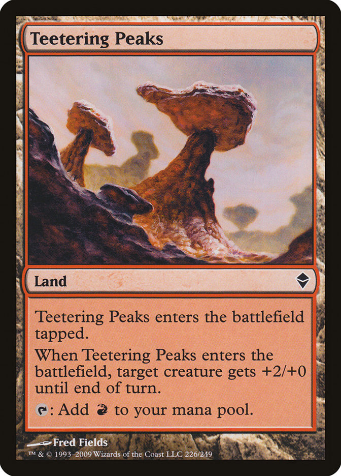 Teetering Peaks [Zendikar] - Magic: The Gathering - Card Brawlers | Quebec | Canada |