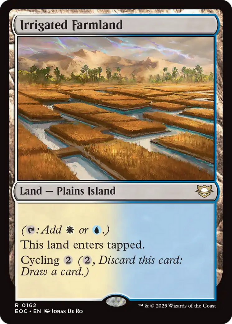 Irrigated Farmland [Edge of Eternities Commander] - Magic: The Gathering - Card Brawlers | Quebec | Canada |