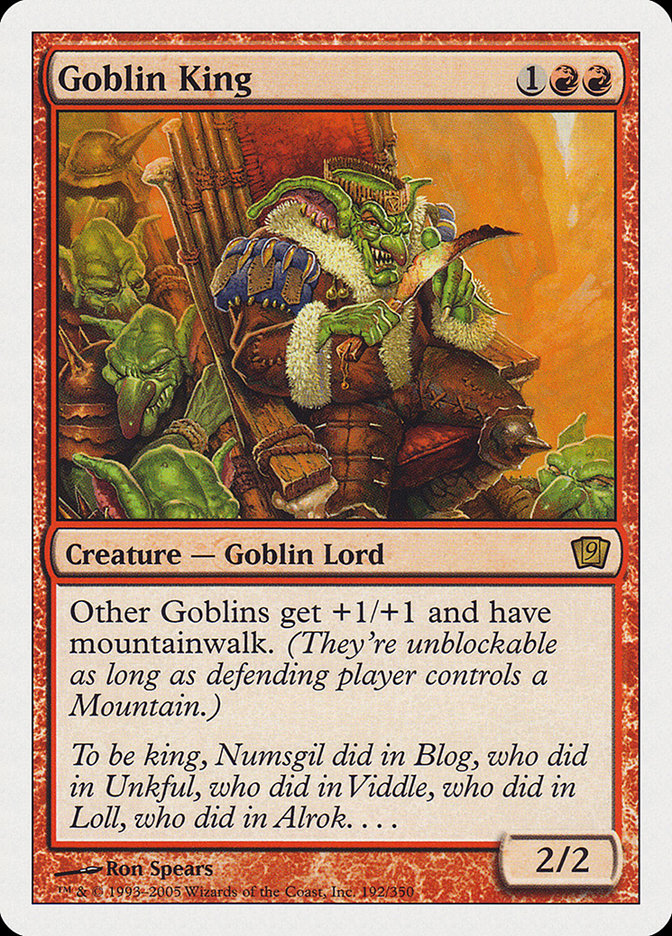 Goblin King [Ninth Edition] - Magic: The Gathering - Card Brawlers | Quebec | Canada |