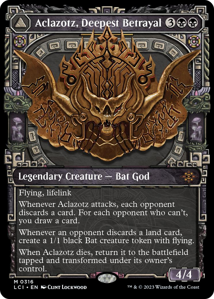 Aclazotz, Deepest Betrayal // Temple of the Dead (Showcase) [The Lost Caverns of Ixalan] - Magic: The Gathering - Card Brawlers | Quebec | Canada |