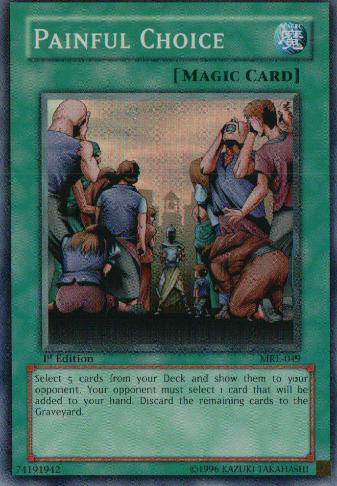 Painful Choice [MRL-049] Super Rare - Yu-Gi-Oh! - Card Brawlers | Quebec | Canada |