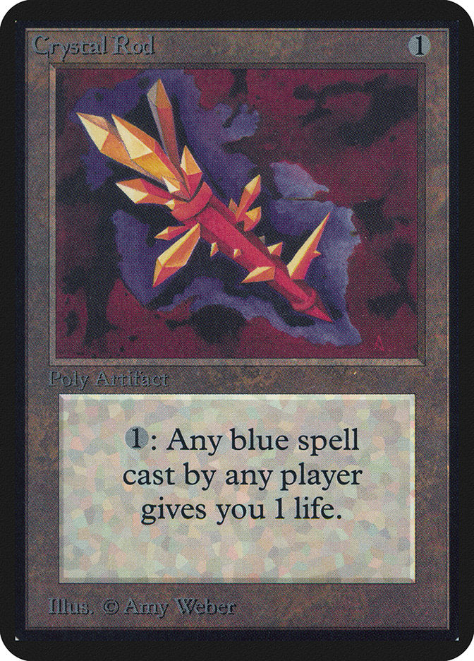 Crystal Rod [Alpha Edition] - Magic: The Gathering - Card Brawlers | Quebec | Canada |