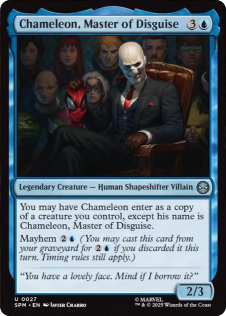 Chameleon, Master of Disguise [Marvel's Spider-Man] - Magic: The Gathering - Card Brawlers | Quebec | Canada |