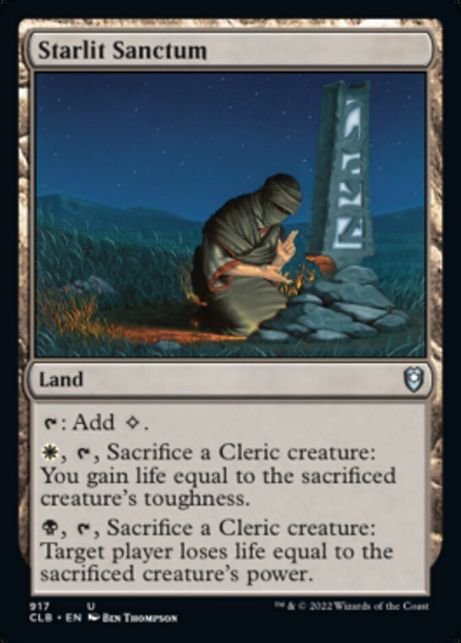 Starlit Sanctum [Commander Legends: Battle for Baldur's Gate] - Magic: The Gathering - Card Brawlers | Quebec | Canada |