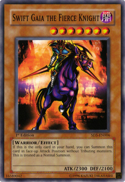 Swift Gaia the Fierce Knight [SD5-EN006] Common - Yu-Gi-Oh! - Card Brawlers | Quebec | Canada |