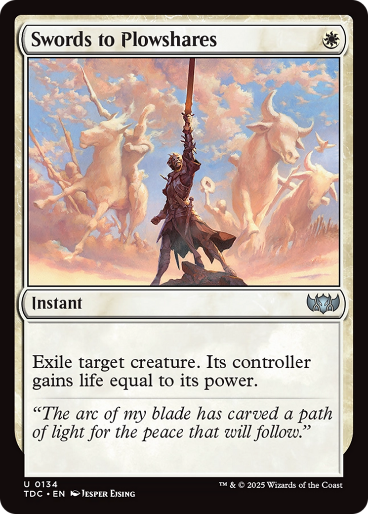 Swords to Plowshares [Tarkir: Dragonstorm Commander] - Magic: The Gathering - Card Brawlers | Quebec | Canada |