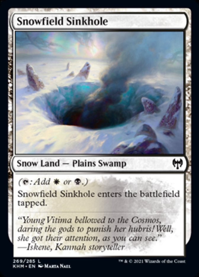 Snowfield Sinkhole [Kaldheim] - Magic: The Gathering - Card Brawlers | Quebec | Canada |