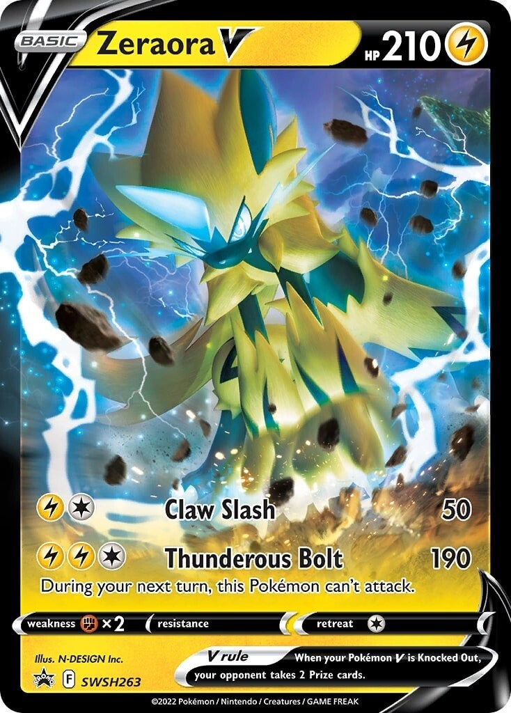 Zeraora V (SWSH263) [Sword & Shield: Black Star Promos] - Pokémon - Card Brawlers | Quebec | Canada |