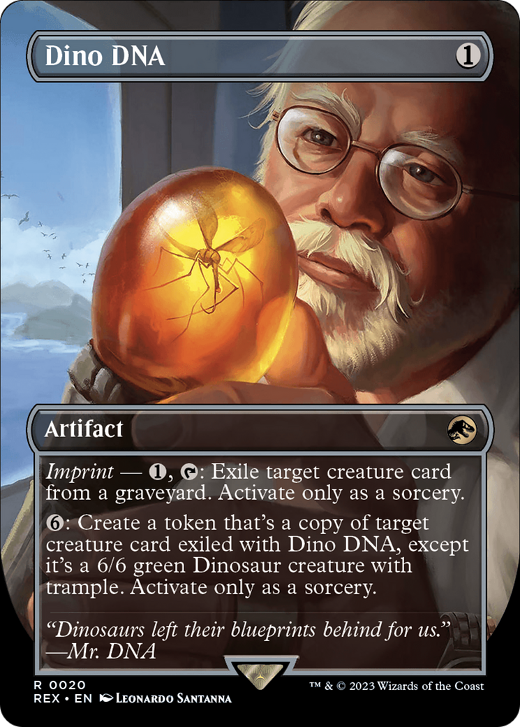 Dino DNA (Borderless) [Jurassic World Collection] - Magic: The Gathering - Card Brawlers | Quebec | Canada |