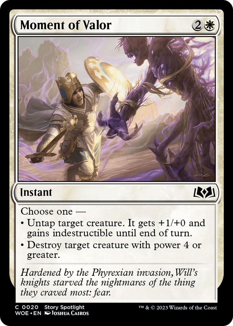 Moment of Valor [Wilds of Eldraine] - Magic: The Gathering - Card Brawlers | Quebec | Canada |