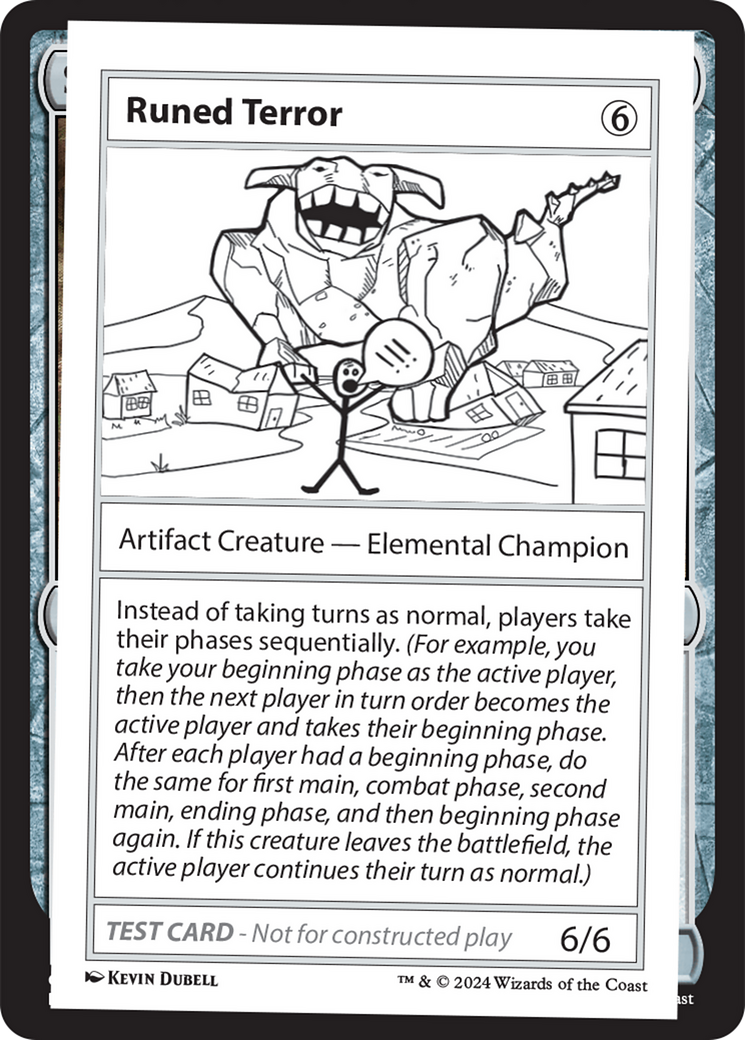 Runed Terror [Mystery Booster 2 Playtest Cards] - Magic: The Gathering - Card Brawlers | Quebec | Canada |