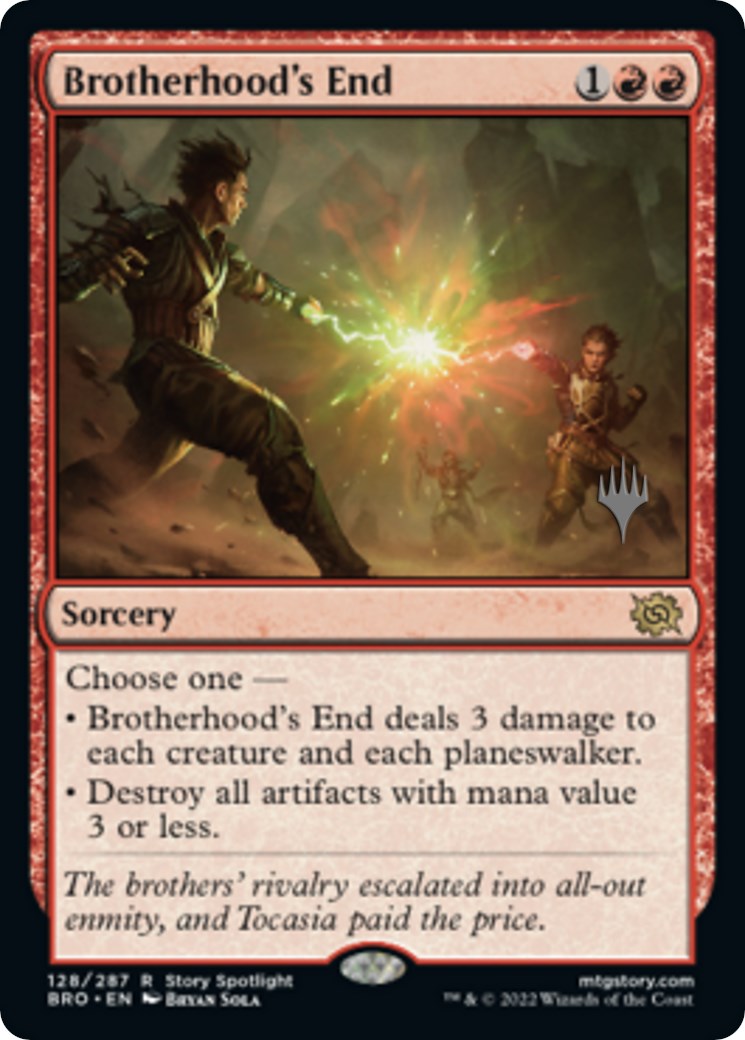 Brotherhood's End (Promo Pack) [The Brothers' War Promos] - Magic: The Gathering - Card Brawlers | Quebec | Canada |