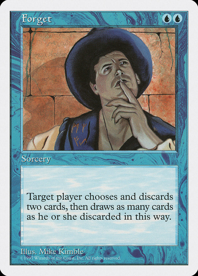 Forget [Fifth Edition] - Magic: The Gathering - Card Brawlers | Quebec | Canada |