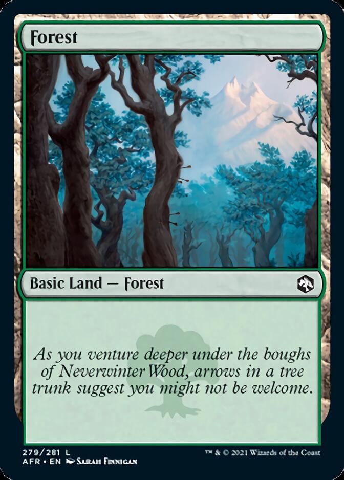 Forest (279) [Dungeons & Dragons: Adventures in the Forgotten Realms] - Magic: The Gathering - Card Brawlers | Quebec | Canada |