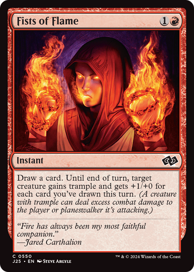 Fists of Flame [Foundations Jumpstart] - Magic: The Gathering - Card Brawlers | Quebec | Canada |