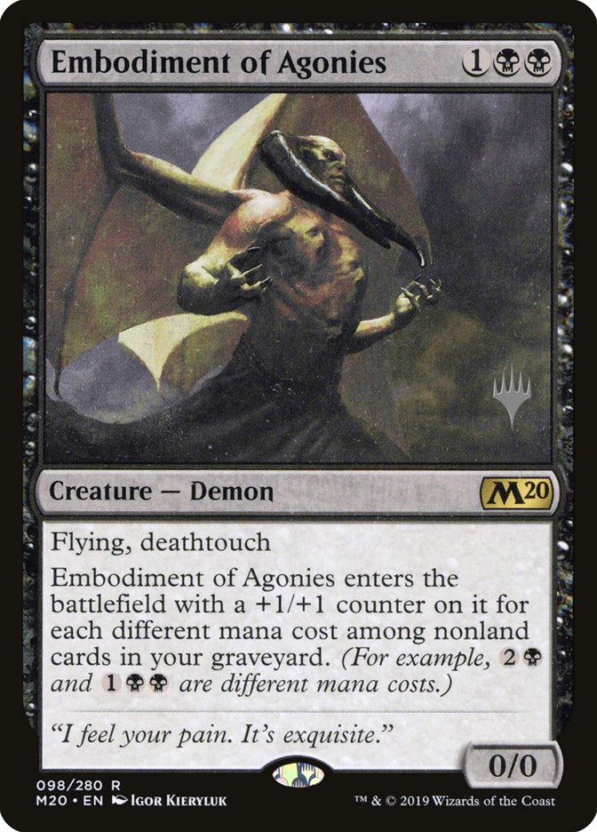 Embodiment of Agonies (Promo Pack) [Core Set 2020 Promos] - Magic: The Gathering - Card Brawlers | Quebec | Canada |