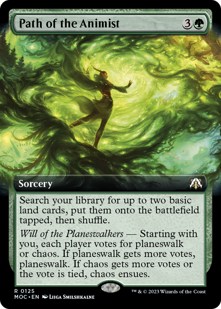 Path of the Animist (Extended Art) [March of the Machine Commander] - Magic: The Gathering - Card Brawlers | Quebec | Canada |