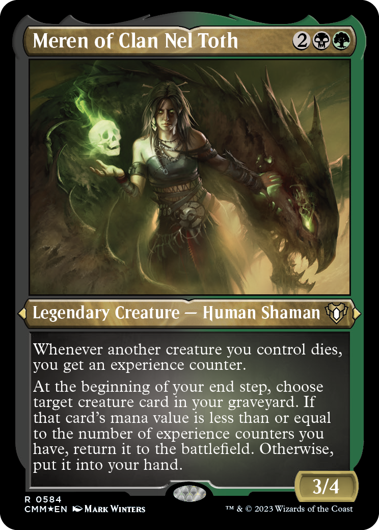 Meren of Clan Nel Toth (Foil Etched) [Commander Masters] - Magic: The Gathering - Card Brawlers | Quebec | Canada |