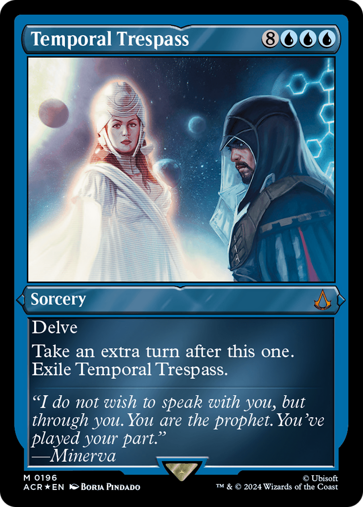 Temporal Trespass (Foil Etched) [Assassin's Creed] - Magic: The Gathering - Card Brawlers | Quebec | Canada |