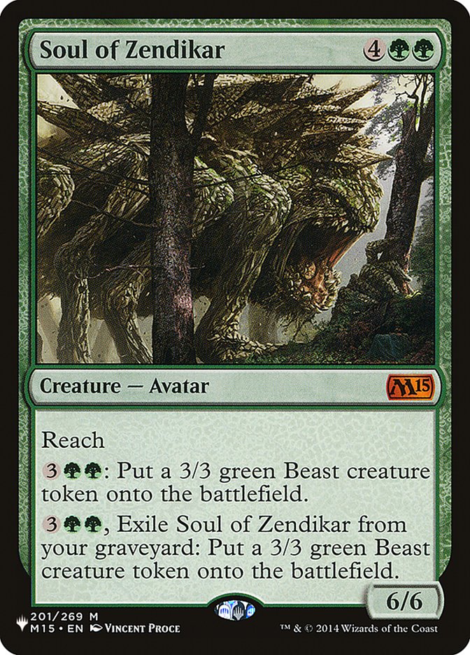 Soul of Zendikar [The List] - Magic: The Gathering - Card Brawlers | Quebec | Canada |