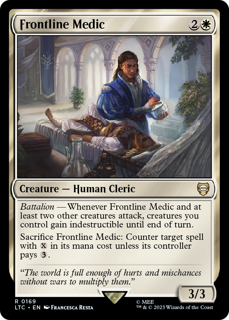 Frontline Medic [The Lord of the Rings: Tales of Middle-Earth Commander] - Magic: The Gathering - Card Brawlers | Quebec | Canada |