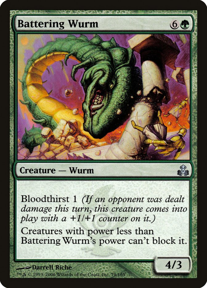 Battering Wurm [Guildpact] - Magic: The Gathering - Card Brawlers | Quebec | Canada |
