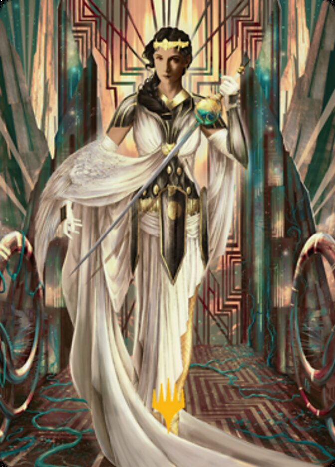 Elspeth Resplendent 2 Art Card (Gold-Stamped Signature) [Streets of New Capenna Art Series] - Magic: The Gathering - Card Brawlers | Quebec | Canada |