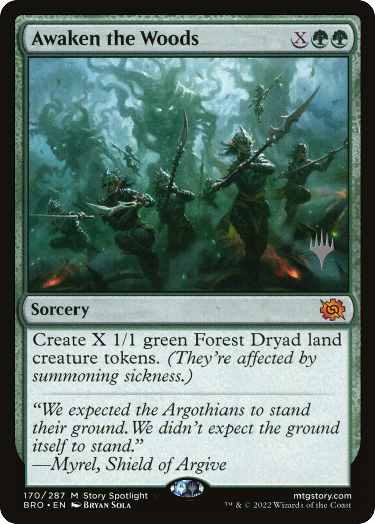 Awaken the Woods (Promo Pack) [The Brothers' War Promos] - Magic: The Gathering - Card Brawlers | Quebec | Canada |