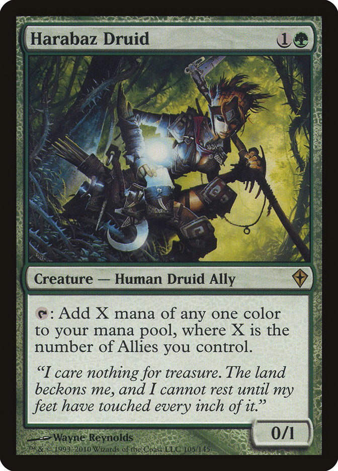 Harabaz Druid [Worldwake] - Magic: The Gathering - Card Brawlers | Quebec | Canada |