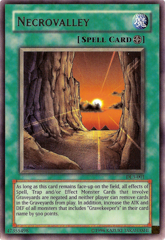 Necrovalley [DL3-001] Rare - Yu-Gi-Oh! - Card Brawlers | Quebec | Canada |