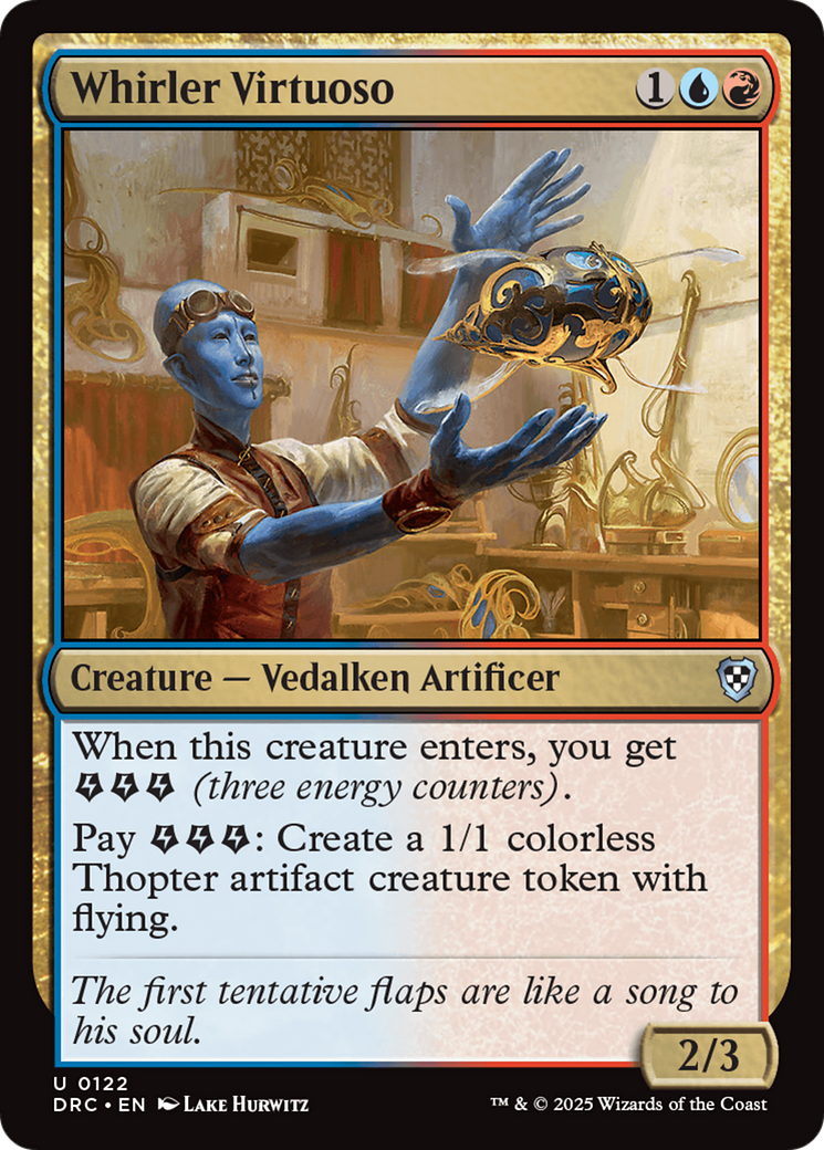 Whirler Virtuoso [Aetherdrift Commander] - Magic: The Gathering - Card Brawlers | Quebec | Canada |