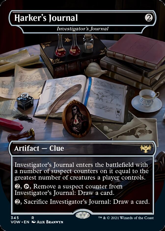 Investigator's Journal - Harker's Journal [Innistrad: Crimson Vow] - Magic: The Gathering - Card Brawlers | Quebec | Canada |