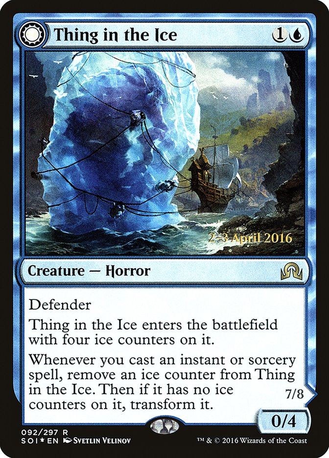 Thing in the Ice // Awoken Horror [Shadows over Innistrad Prerelease Promos] - Magic: The Gathering - Card Brawlers | Quebec | Canada |