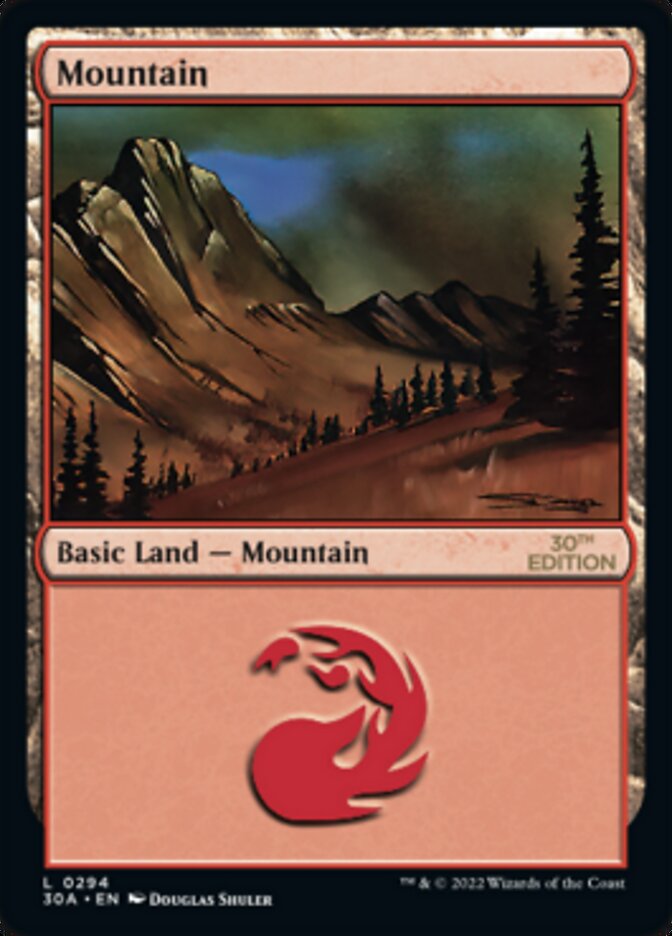 Mountain (294) [30th Anniversary Edition] - Magic: The Gathering - Card Brawlers | Quebec | Canada |