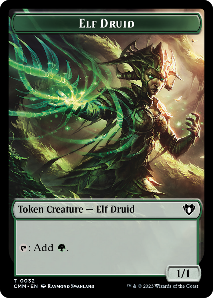 Elf Druid Token [Commander Masters Tokens] - Magic: The Gathering - Card Brawlers | Quebec | Canada |