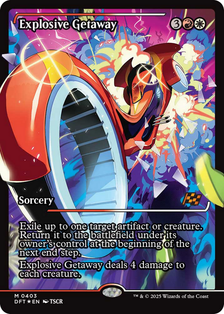 Explosive Getaway (Showcase) [Aetherdrift] - Magic: The Gathering - Card Brawlers | Quebec | Canada |