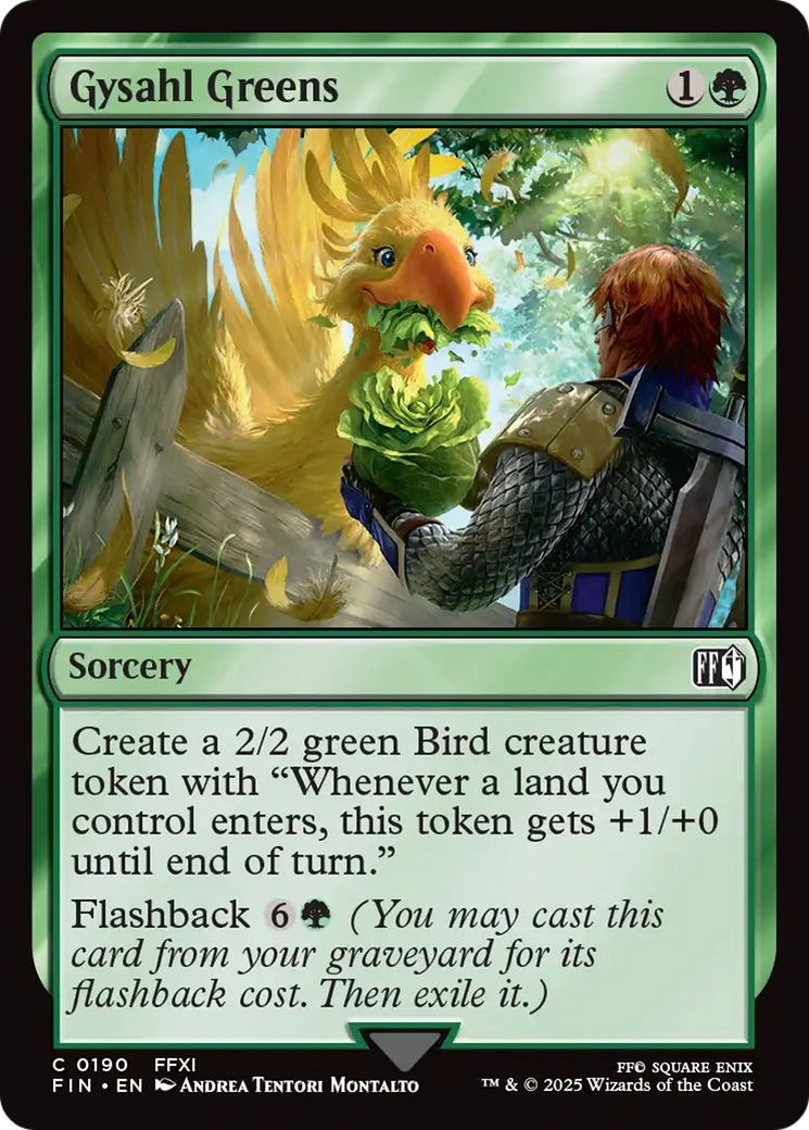 Gysahl Greens [FINAL FANTASY] - Magic: The Gathering - Card Brawlers | Quebec | Canada |