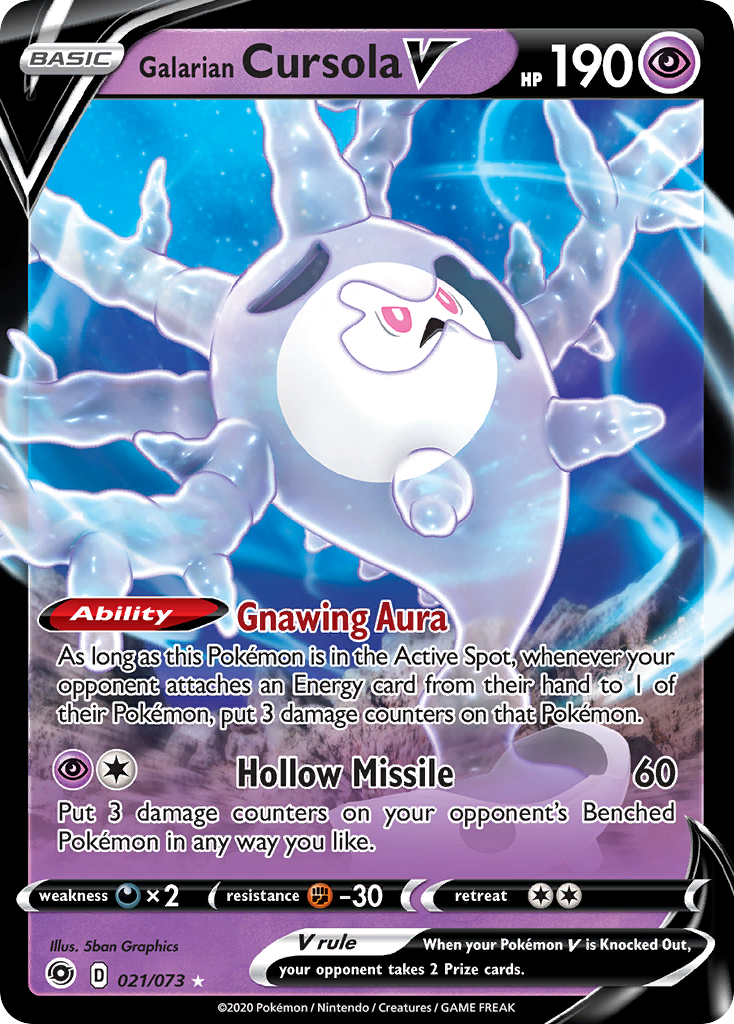 Galarian Cursola V (021/073) [Sword & Shield: Champion's Path] - Pokémon - Card Brawlers | Quebec | Canada |